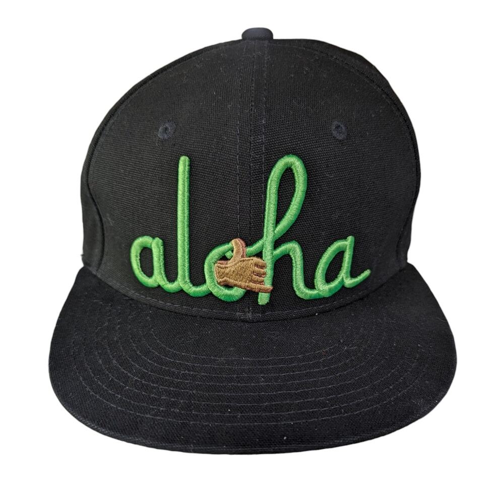 Aloha Army Shaka Snapback Hat black/camo brim